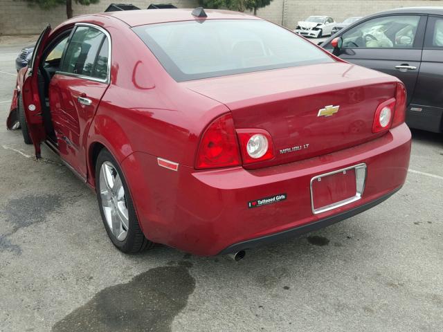 1G1ZC5E09CF276451 - 2012 CHEVROLET MALIBU 1LT 红色 照片 3