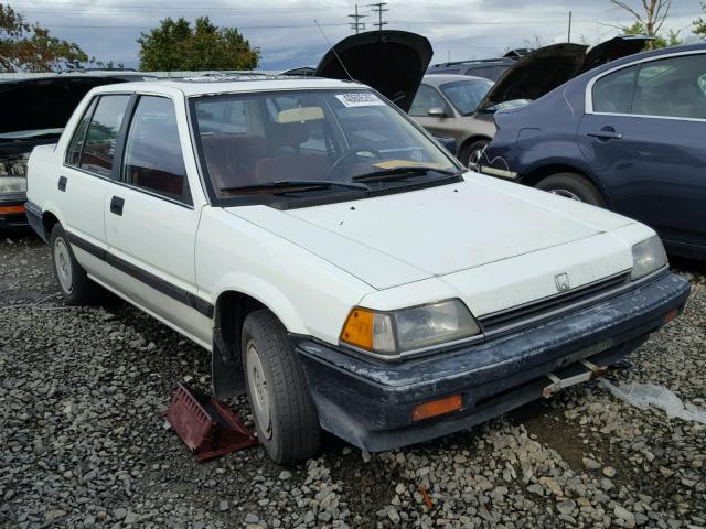 1HGEC4532HA090380 - 1987 HONDA CIVIC 1.5 WHITE photo 1