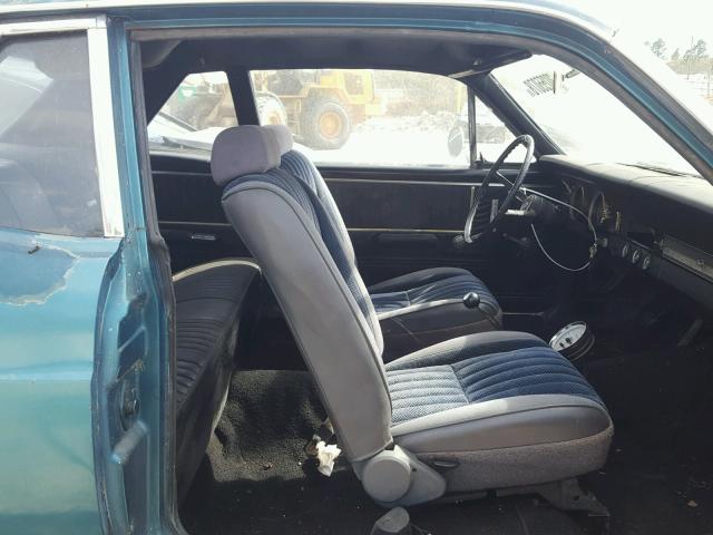 6B11T160392 - 1966 FORD FALCON BLUE photo 5