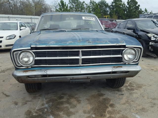 6B11T160392 - 1966 FORD FALCON BLUE photo 9