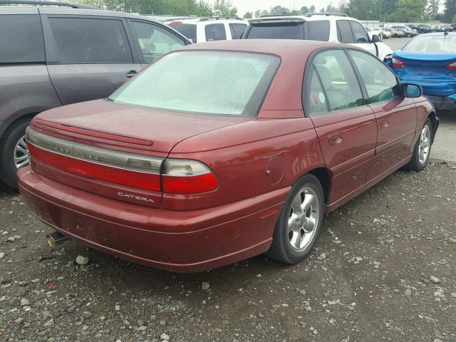 W06VR52R7WR208869 - 1998 CADILLAC CATERA RED photo 4