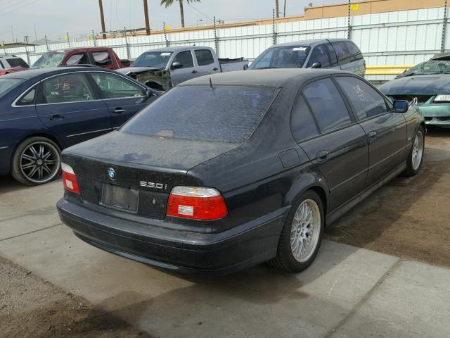 WBADT63491CF01169 - 2001 BMW 530 I AUTO BLACK photo 4