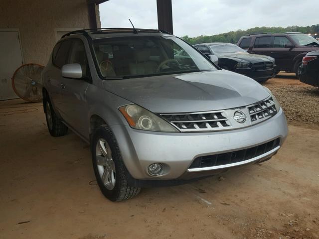 JN8AZ08T26W401603 - 2006 NISSAN MURANO SILVER photo 1