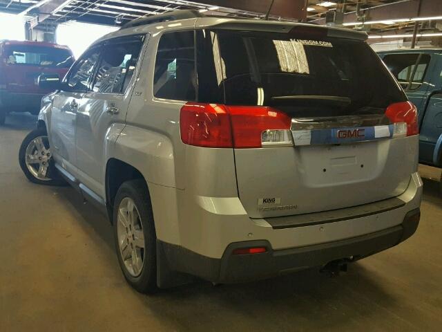 2GKALUEK3D6318984 - 2013 GMC TERRAIN SL SILVER photo 3