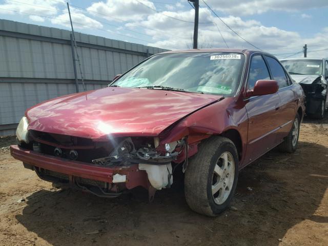 JHMCG6693YC021497 - 2000 HONDA ACCORD SE BURGUNDY photo 2