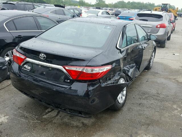 4T4BF1FK4GR583540 - 2016 TOYOTA CAMRY LE შავი ფოტო 4