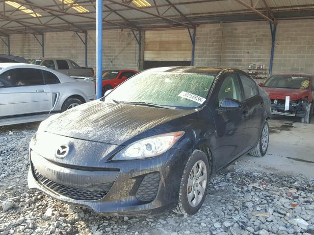 JM1BL1UF8C1555247 - 2012 MAZDA 3 I BLACK photo 2