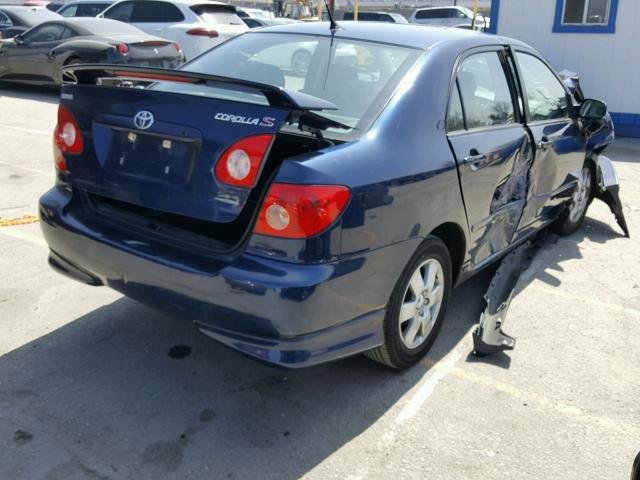 1NXBR30E47Z849395 - 2007 TOYOTA COROLLA CE BLUE photo 4