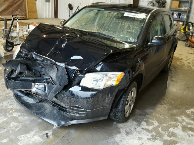 1B3HB28B57D323463 - 2007 DODGE CALIBER BLACK photo 2