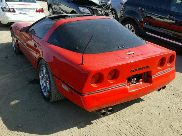 1G1YY0784F5136336 - 1985 CHEVROLET CORVETTE RED photo 3