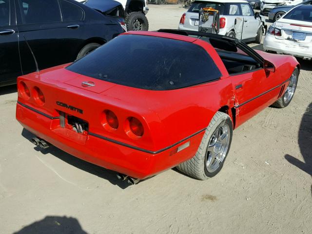 1G1YY0784F5136336 - 1985 CHEVROLET CORVETTE RED photo 4