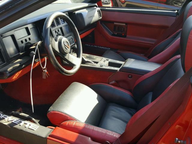 1G1YY0784F5136336 - 1985 CHEVROLET CORVETTE RED photo 5