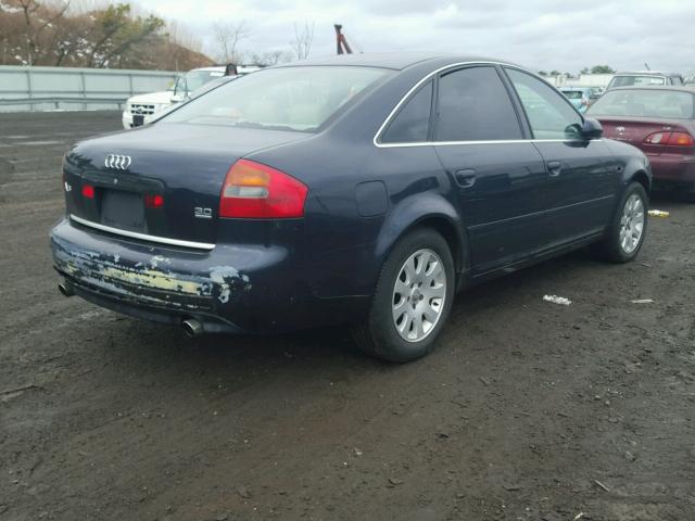 WAULT64B02N062441 - 2002 AUDI A6 3.0 QUA BLUE photo 4