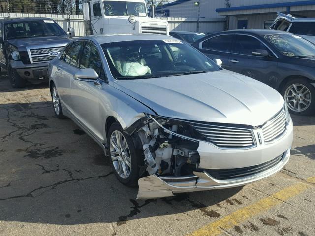 3LN6L2LUXER830001 - 2014 LINCOLN MKZ HYBRID SILVER photo 1