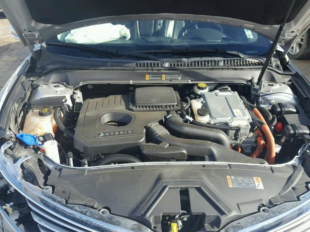 3LN6L2LUXER830001 - 2014 LINCOLN MKZ HYBRID SILVER photo 7