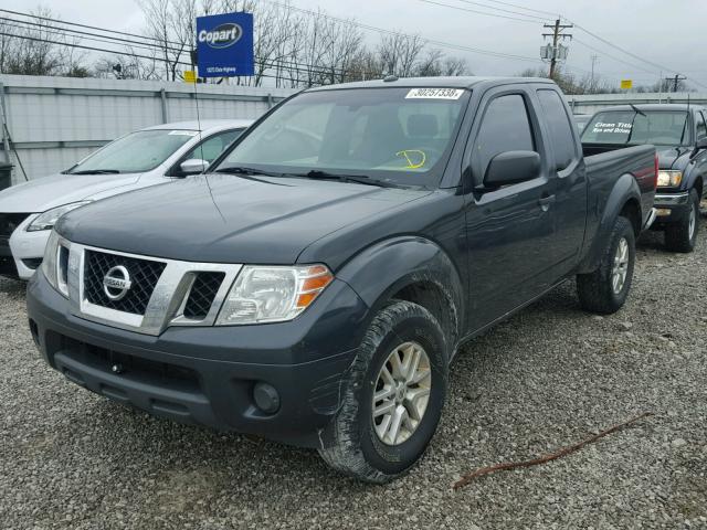 1N6AD0CU1EN740350 - 2014 NISSAN FRONTIER S GRAY photo 2