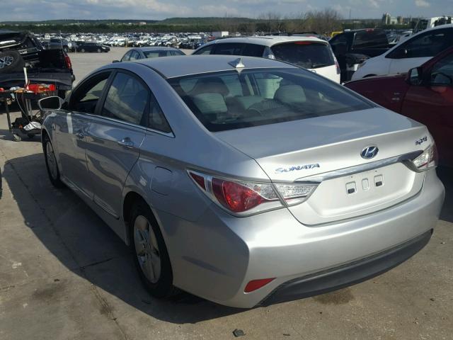 KMHEC4A42CA028236 - 2012 HYUNDAI SONATA HYB SILVER photo 3