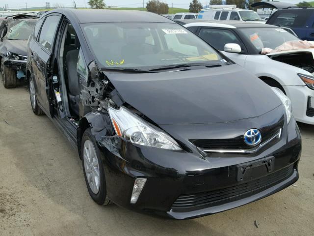 JTDZN3EU1EJ001360 - 2014 TOYOTA PRIUS V BLACK photo 1