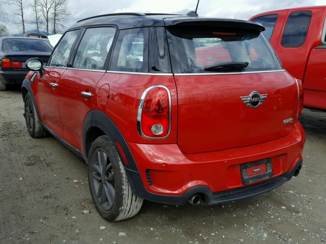 WMWZC5C5XDWP31554 - 2013 MINI COOPER S C RED photo 3