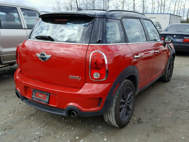 WMWZC5C5XDWP31554 - 2013 MINI COOPER S C RED photo 4