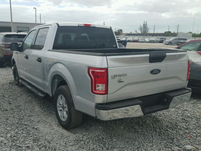 1FTEW1CP8FFA67986 - 2015 FORD F150 SUPER SILVER photo 3