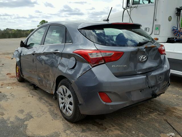 KMHD35LH5GU323420 - 2016 HYUNDAI ELANTRA GT GRAY photo 3