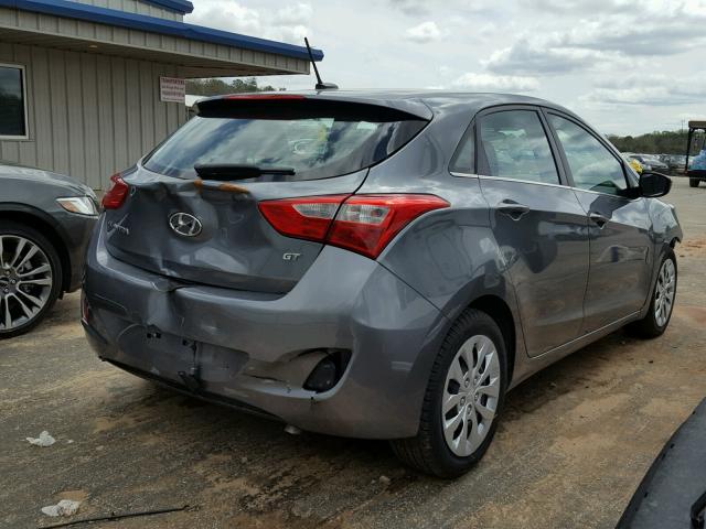 KMHD35LH5GU323420 - 2016 HYUNDAI ELANTRA GT GRAY photo 4