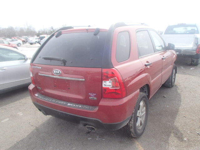 KNDKGCA37A7705062 - 2010 KIA SPORTAGE L RED photo 4