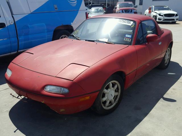 JM1NA3516N0324387 - 1992 MAZDA MX-5 MIATA RED photo 2