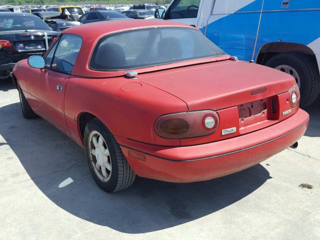 JM1NA3516N0324387 - 1992 MAZDA MX-5 MIATA RED photo 3