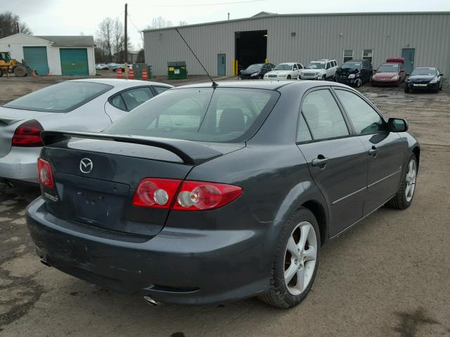 1YVFP80D345N48357 - 2004 MAZDA 6 S CHARCOAL photo 4