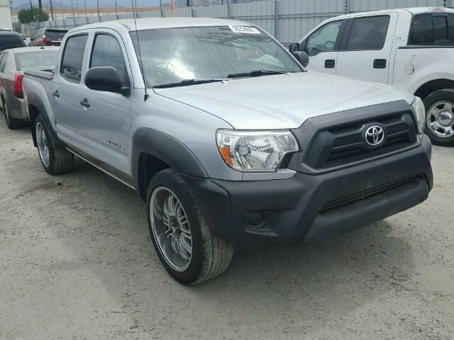 5TFJX4CN8CX015520 - 2012 TOYOTA TACOMA DOU GRAY photo 1