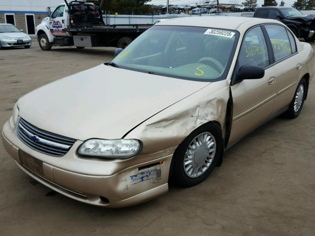 1G1ND52JX3M510875 - 2003 CHEVROLET MALIBU GOLD photo 2