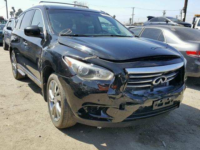 5N1AL0MMXEC529594 - 2014 INFINITI QX60 BLACK photo 1