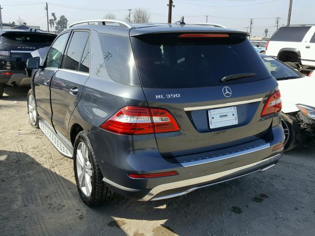 4JGDA5JB5FA561224 - 2015 MERCEDES-BENZ ML 350 GRAY photo 3