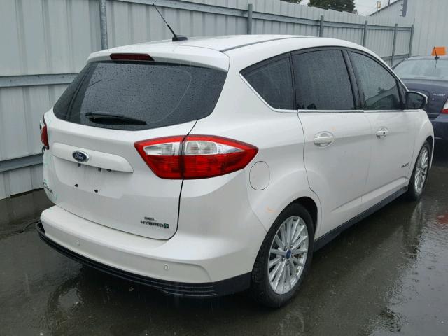 1FADP5BU5DL511868 - 2013 FORD C-MAX SEL WHITE photo 4