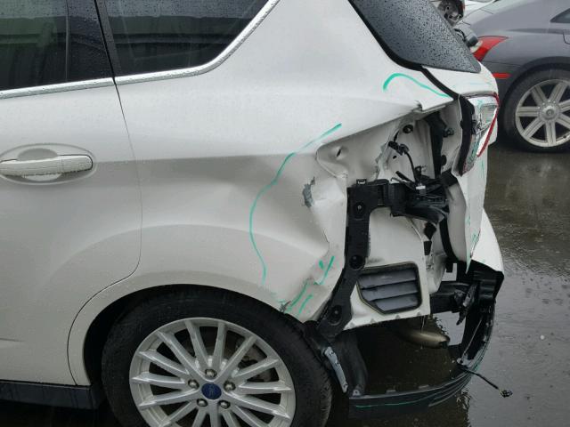 1FADP5BU5DL511868 - 2013 FORD C-MAX SEL WHITE photo 9