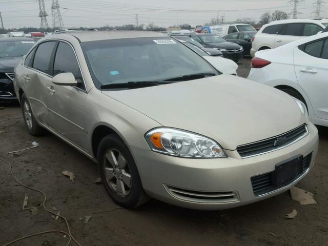 2G1WT58K189259224 - 2008 CHEVROLET IMPALA LT TAN photo 1