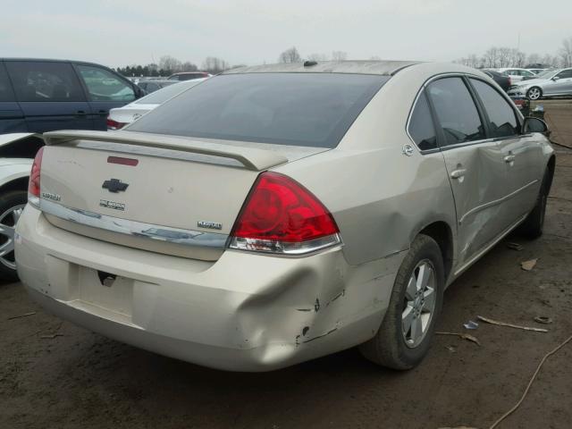 2G1WT58K189259224 - 2008 CHEVROLET IMPALA LT TAN photo 4