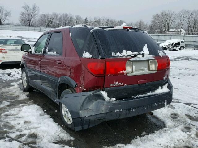 3G5DA03E95S529282 - 2005 BUICK RENDEZVOUS MAROON photo 3