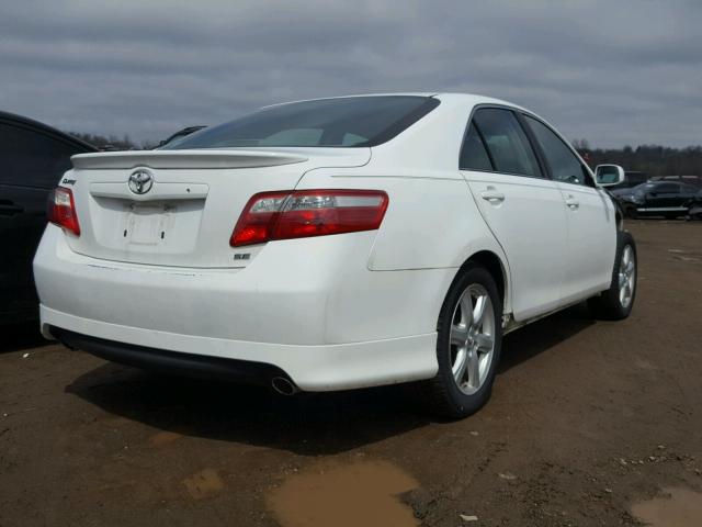 4T1BK46K77U511206 - 2007 TOYOTA CAMRY NEW WHITE photo 4