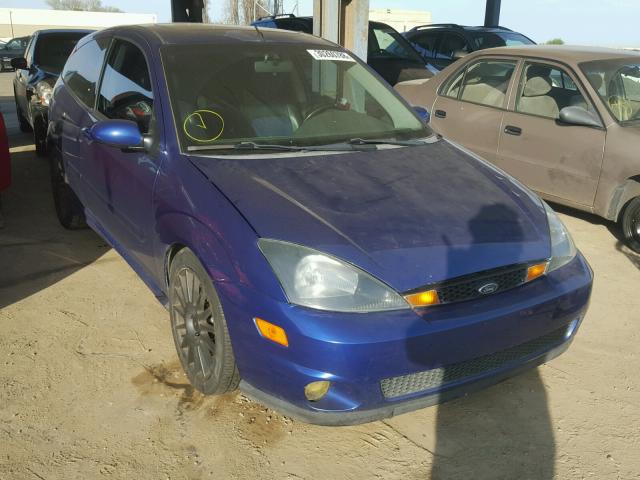 3FAHP39592R237786 - 2002 FORD FOCUS SVT BLUE photo 1