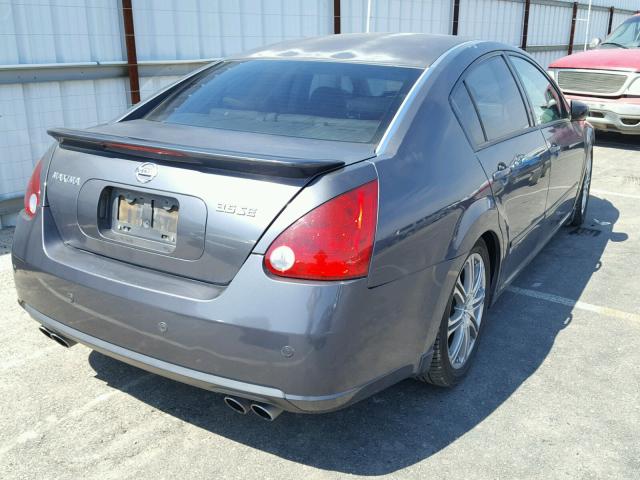 1N4BA41E27C820702 - 2007 NISSAN MAXIMA SE CHARCOAL photo 4