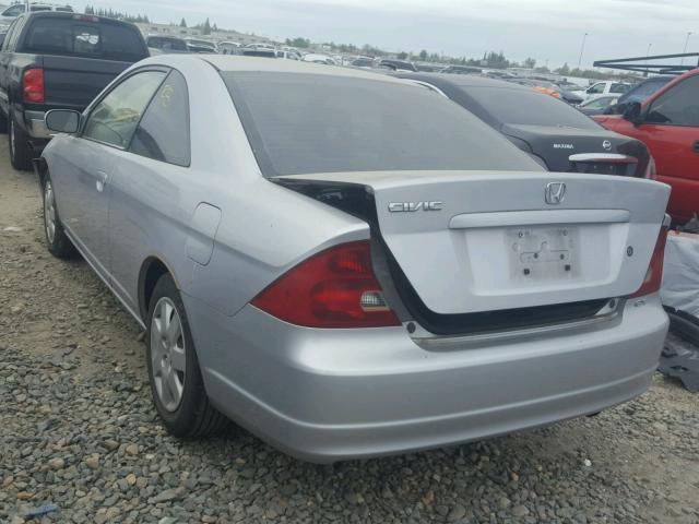 1HGEM219X1L024309 - 2001 HONDA CIVIC SI SILVER photo 3