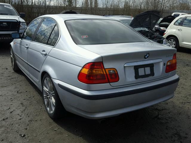 WBAEV53462KM02158 - 2002 BMW 330 I SILVER photo 3