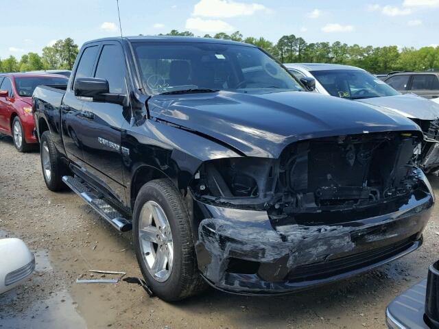 1C6RD6HT5CS110412 - 2012 DODGE RAM 1500 S BLACK photo 1