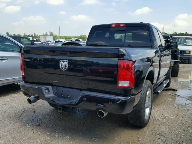 1C6RD6HT5CS110412 - 2012 DODGE RAM 1500 S BLACK photo 4