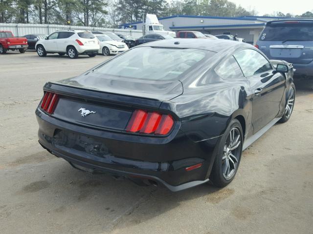 1FA6P8TH9H5281970 - 2017 FORD MUSTANG BLACK photo 4