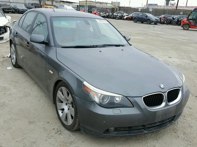 WBANE73596CM32369 - 2006 BMW 530 I GRAY photo 1