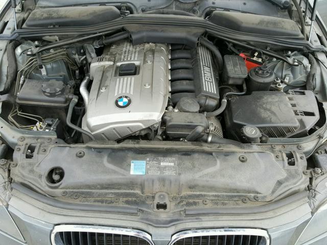 WBANE73596CM32369 - 2006 BMW 530 I GRAY photo 7